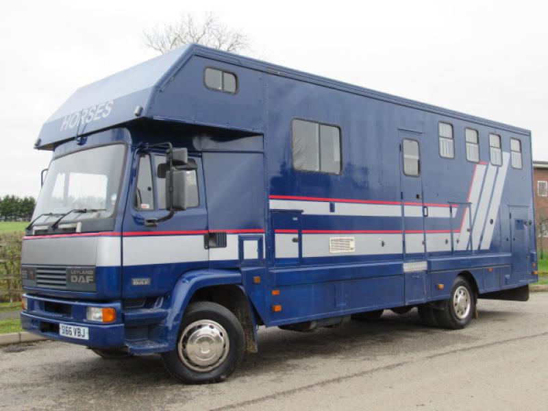 15-495-13 Ton DAF 55 160 HGV Coach built by Solitaire .. Stalled for 4 with smart living..   Years MOT upon sale